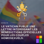 Le Vatican publie une lettre sur les bénédictions officielles